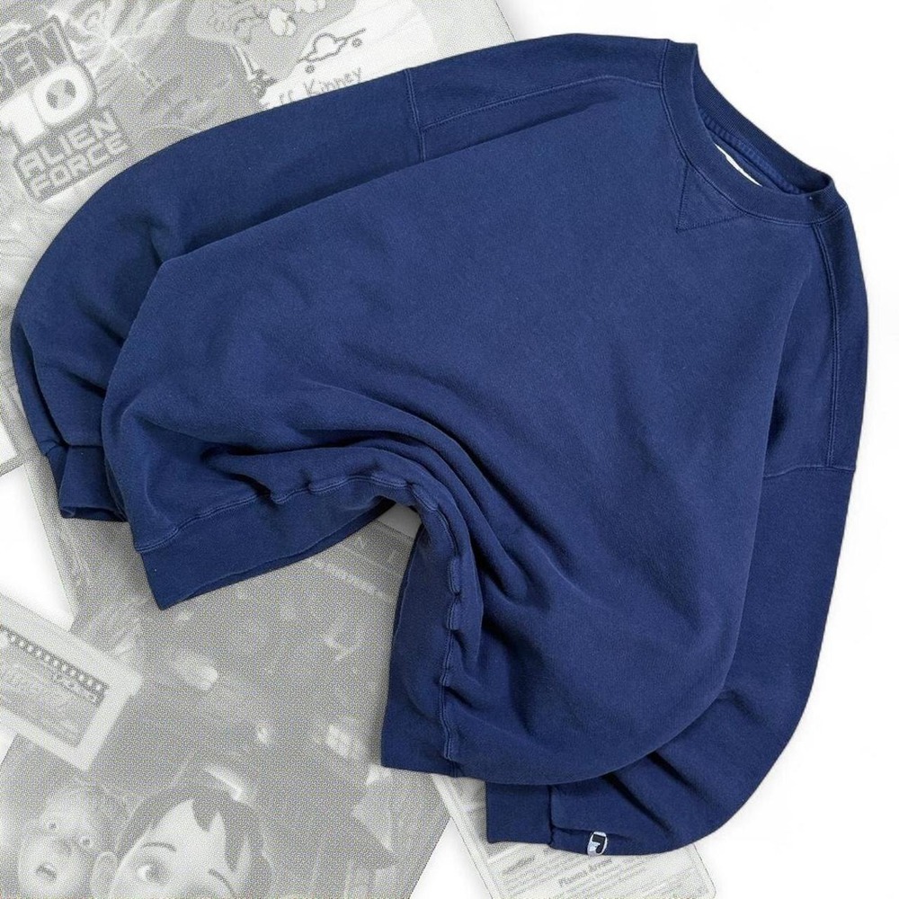 Vintage 90’s Blank Russell Athletic High Cotton Boxy Heavyweight Sweatshirt